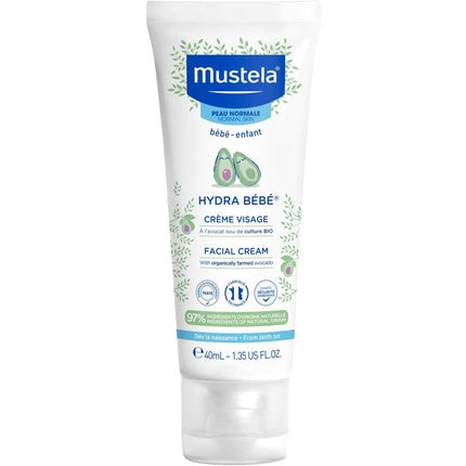 Cremă față, Mustela, Hydra Bébé, 40 ml