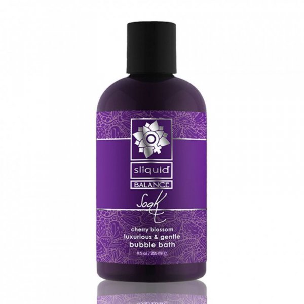 Spumant de baie, Sliquid, Balance Soak, floare de cireș, 255 ml
