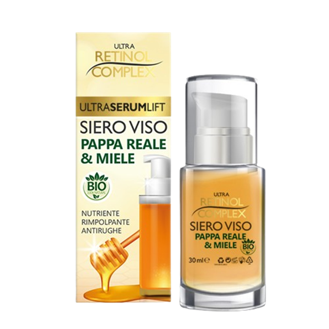 Ser Plarium, Miere și Lăptișor Retinol, 30 ml