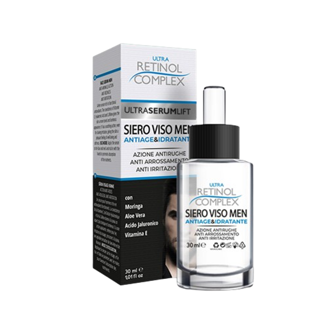 Ser anti-îmbătrânire bărbați, Bottega Verde, Retinol, 30 ml