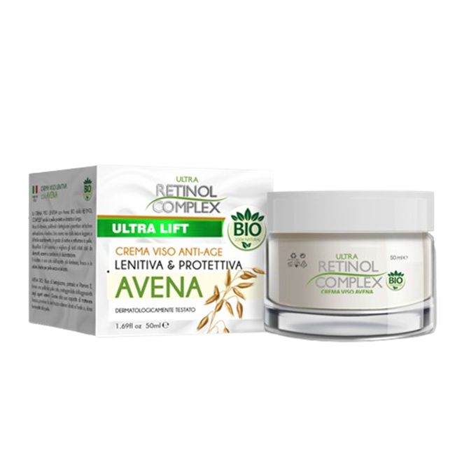 Cremă față, Dr. Organic, Ovăz cu Retinol Bio, 50 ml