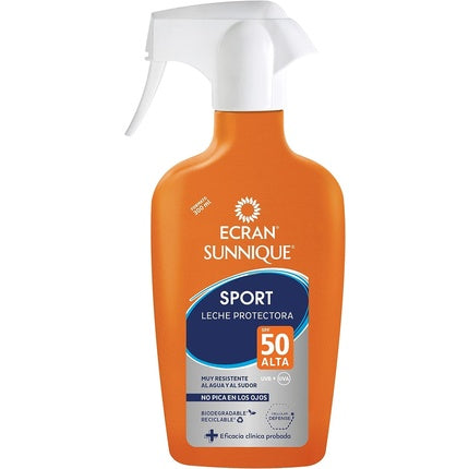 Spray protecție solară, Ecran, Sunnique Sport SPF 50, 300 ml