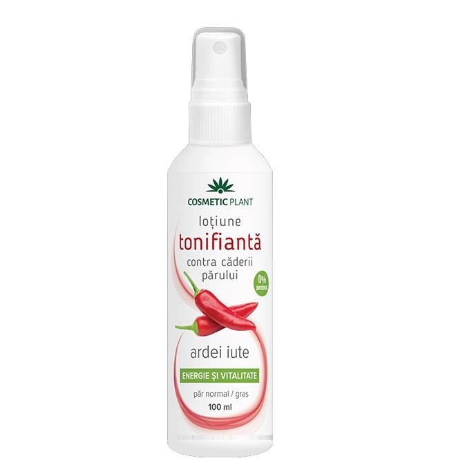 Spray tonifiant păr, CosmeticPlant, ardei iute, 100 ml