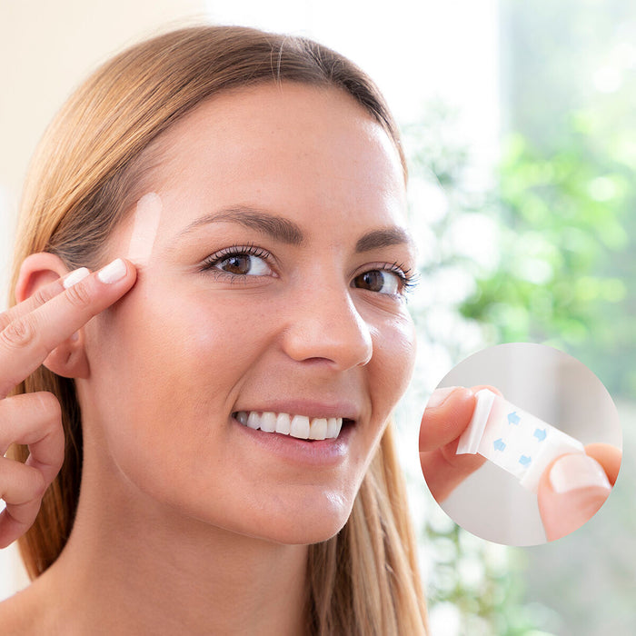 Plasturi Lifting Facial, Liftrik InnovaGoods, transparenți, 40 bucăți