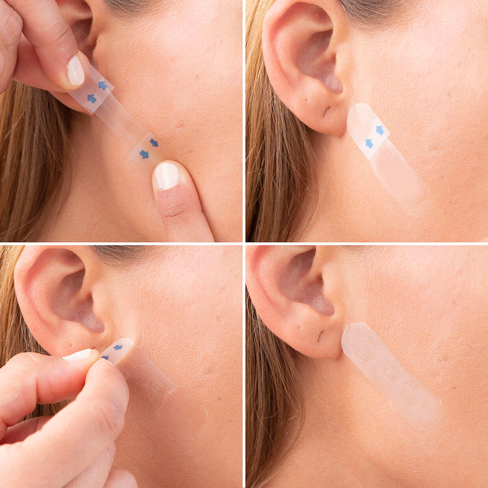 Plasturi Lifting Facial, Liftrik InnovaGoods, transparenți, 40 bucăți