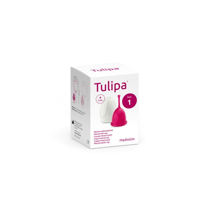 Cupa menstruală Tulipa, dimensiune medie, silicon medical