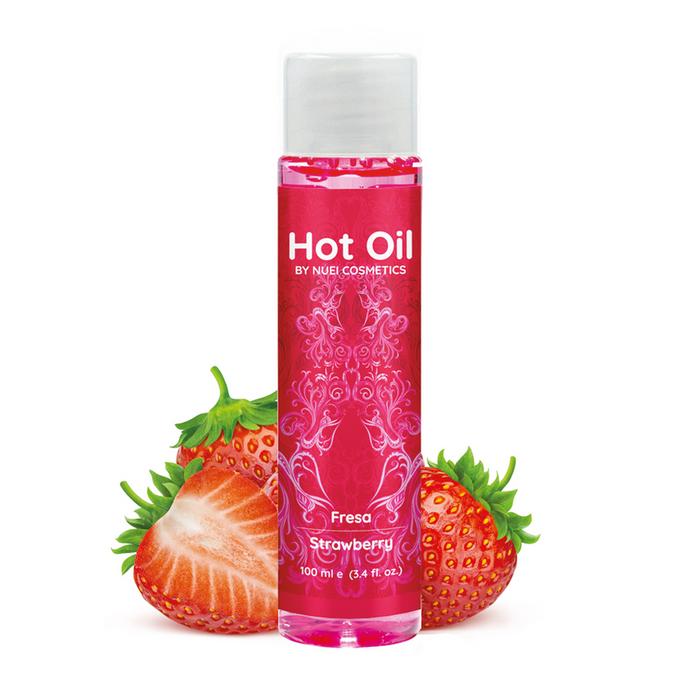 Ulei de masaj, Nuei, aromă căpșuni, 100 ml