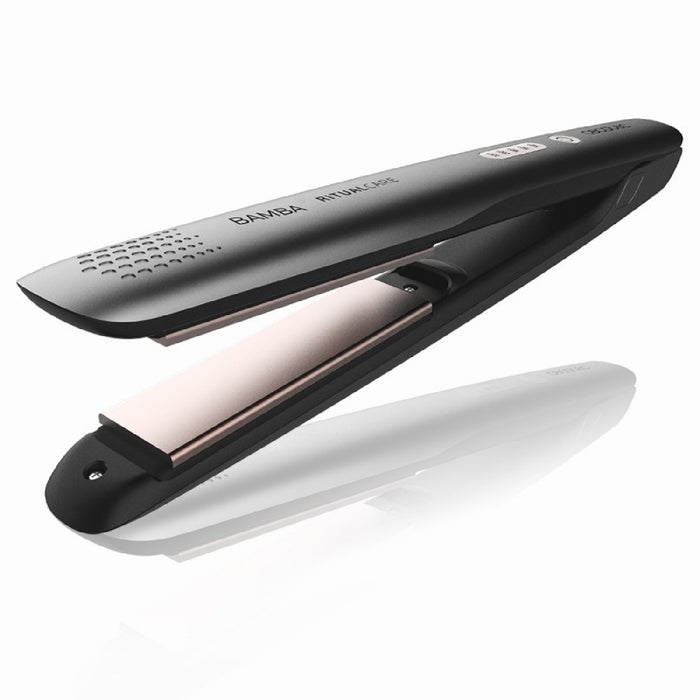 Placă de îndreptat părul, Cecotec Bamba RitualCare 890, 42W, negru
