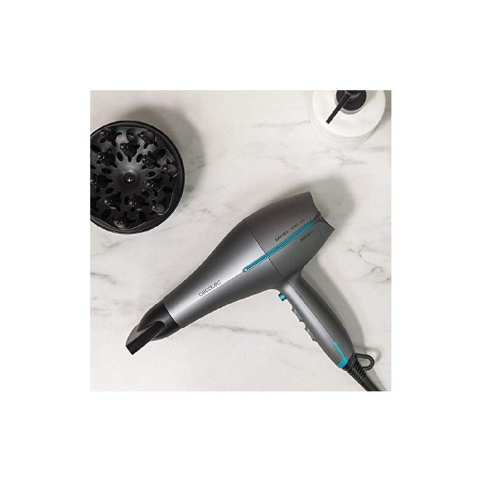 Uscător de păr, Cecotec Bamba IoniCare 5300 Maxi Aura, 2200 W, Negru