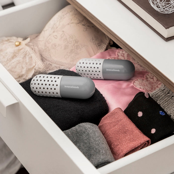 Capsule deodorante încălțăminte, Innovagoods Froes, 2 unități, design ajustabil