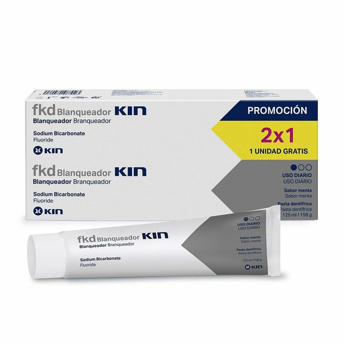 Pastă de dinți, Kin FDK, 2 x 125 ml, albire