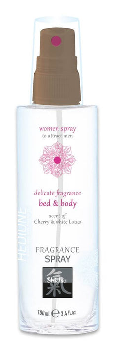 Spray pentru pat și corp, Shiatsu, Cherry & White Lotus, 100 ml