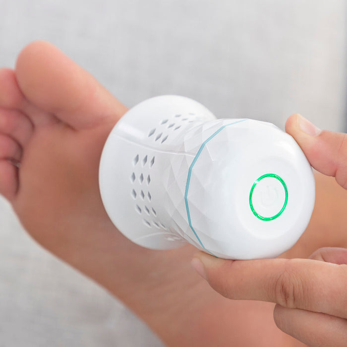 Pilă pedichiură electrică, Innovagoods, reîncărcabilă, aspirator integrat