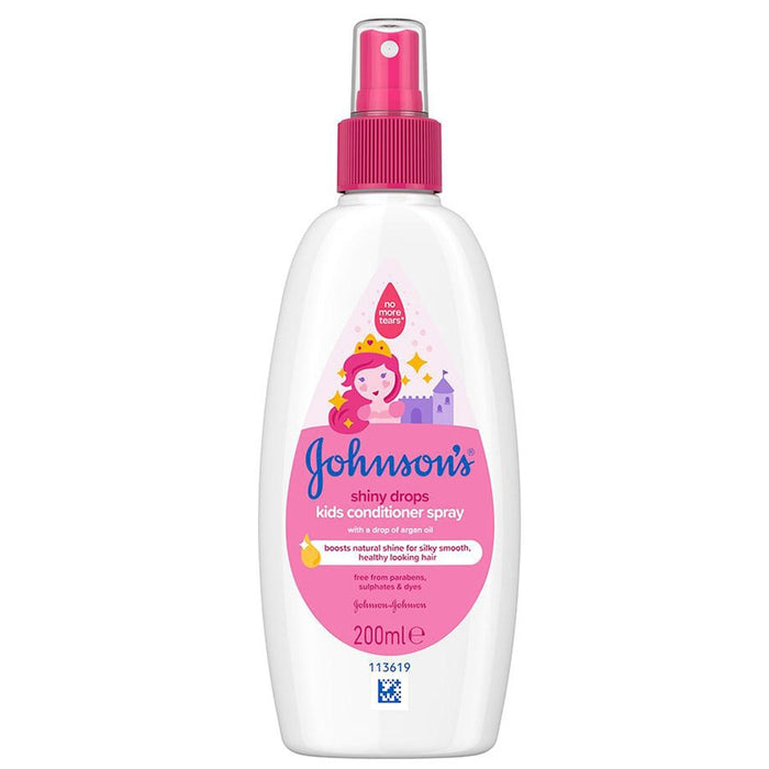 Spray balsam copii, Johnson's, Gotas de Brillo Shine, 200 ml