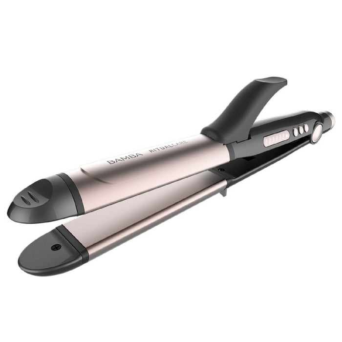 Placă și Ondulator Păr, Cecotec Bamba RitualCare 1000, Ceramică, Negru/Auriu