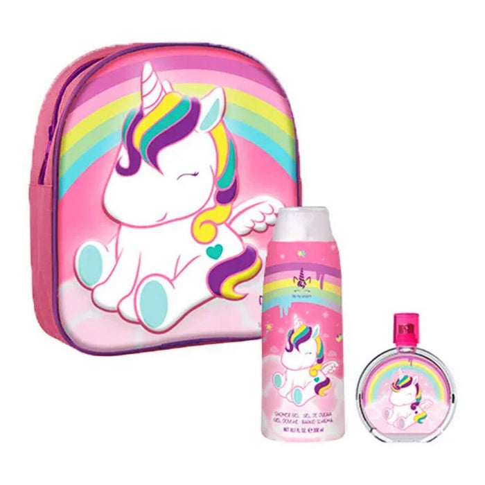 Set parfum copii, Air-Val, Eau My Unicorn, 3 piese