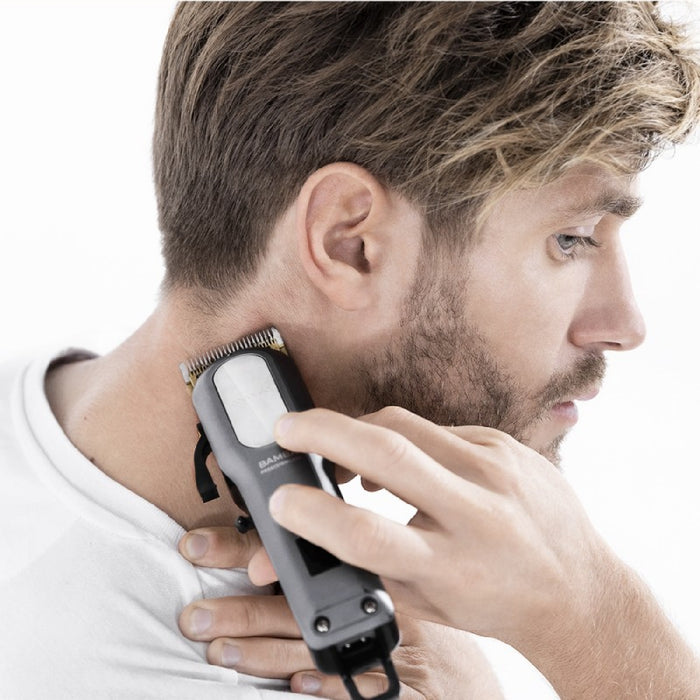 Mașină de tuns păr, Cecotec Bamba PrecisionCare Proclipper Titanium, lame titan, 2000 mAh