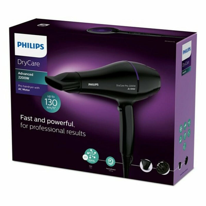 Uscător de păr Philips BHD274/00, 2200W, Negru