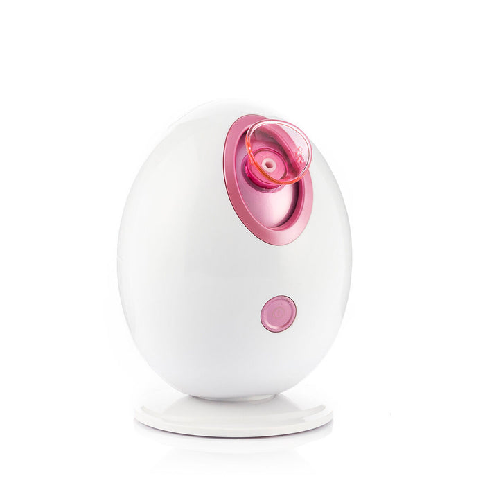 Saună facială electrică Innovagoods Moispa, alb-roz, 90 ml