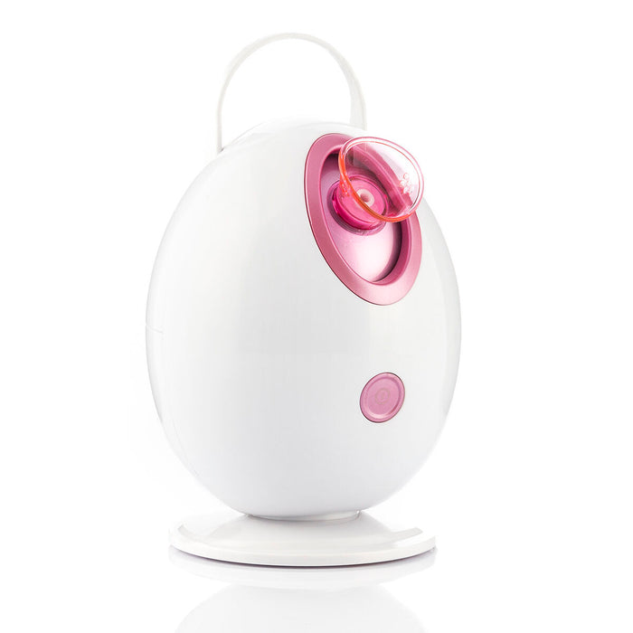 Saună facială electrică Innovagoods Moispa, alb-roz, 90 ml