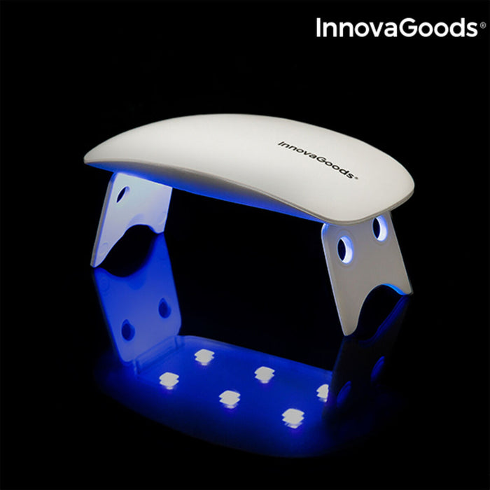 Lampă LED UV InnovaGoods, Mini, alb, design compact
