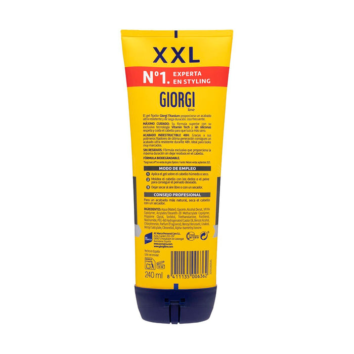 Gel de styling, Giorgi, Nº9 Absolute Titanium, 240 ml
