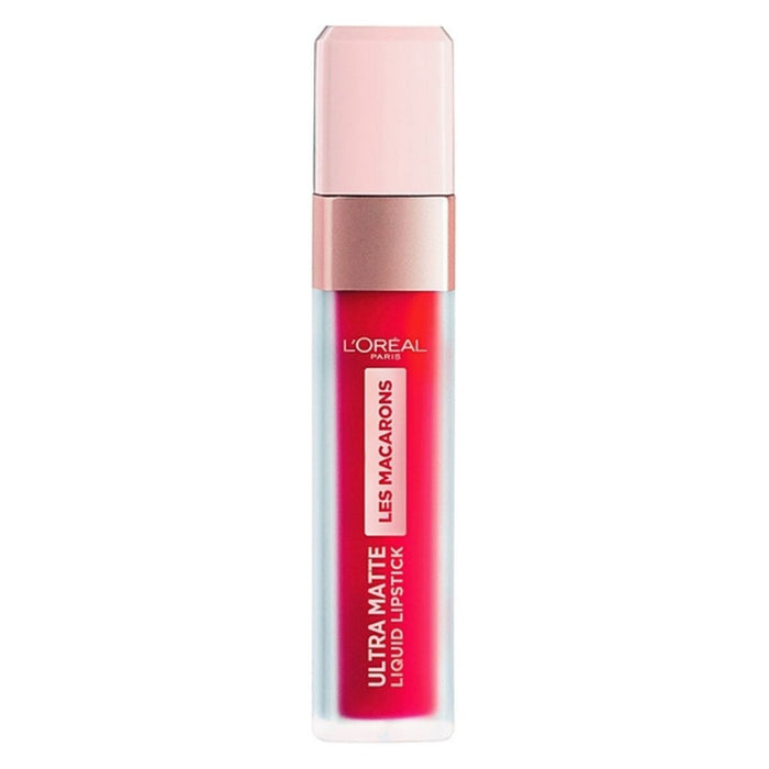 Ruj lichid, L'Oreal, Les Macarons, 8 ml, roșu