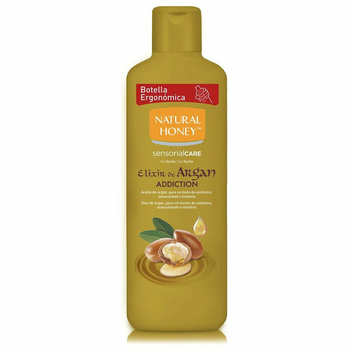 Gel de duș, Natural Honey, ulei de argan, 600 ml