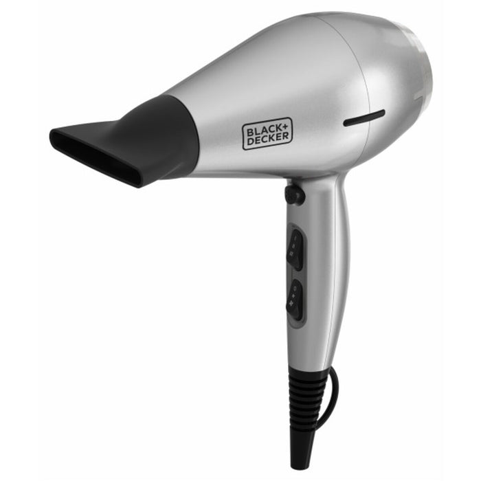 Uscător de păr, Black & Decker BXHDA2400E, Gri, 2400 W