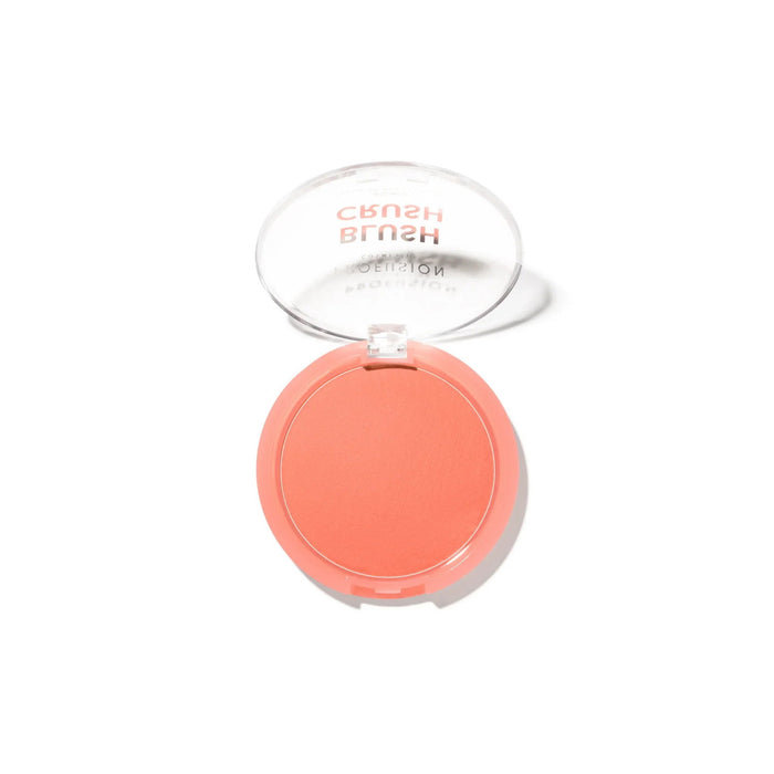 Fard de obraz compact Profusion Cosmetics Blush Crush, finisaj mătăsos, nuanța Peach Crush, 10 g