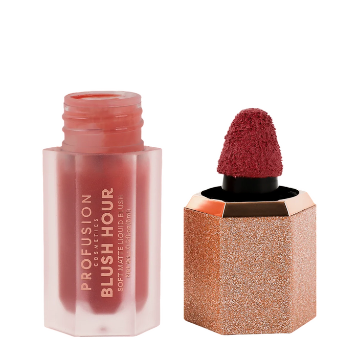 Fard de obraz lichid Profusion Cosmetics Blush Crush, cu efect luminos, nuanța Paloma, 6 ml