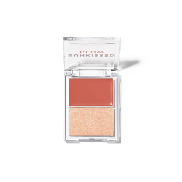 Paletă de fard de obraz și iluminator Profusion Cosmetics Sunkissed Glow, nuanța Mauve Horizon, 4,7 g