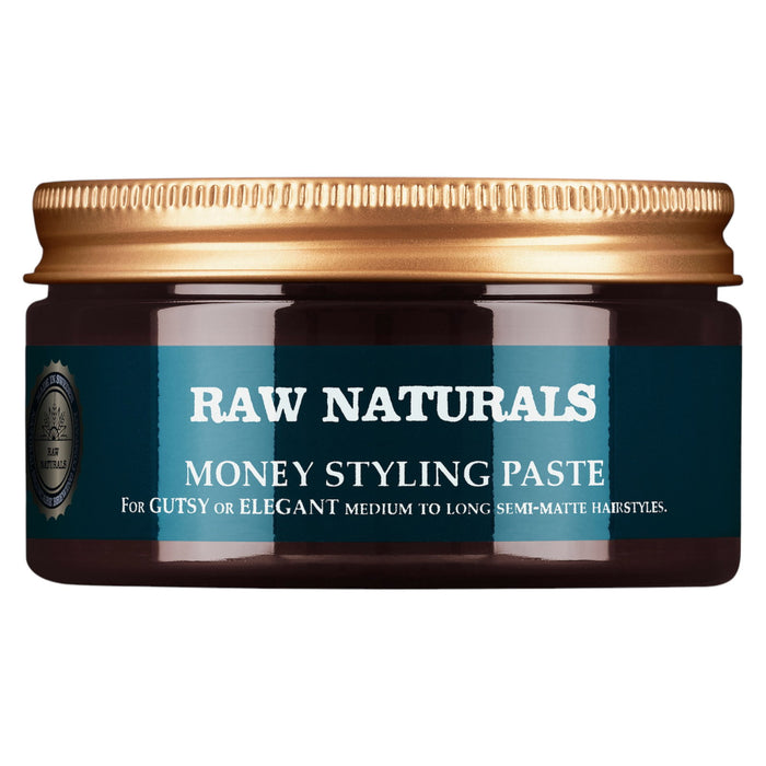 Pastă de coafat Raw Naturals Money Styling, fixare fermă, fără parabeni, 100 ml
