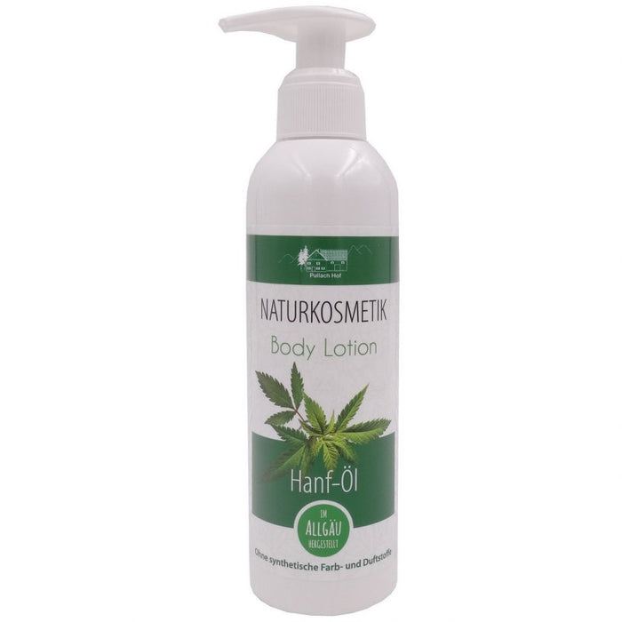 Loțiune de corp Naturkosmetik cu ulei de cânepă, hidratantă, 200 ml
