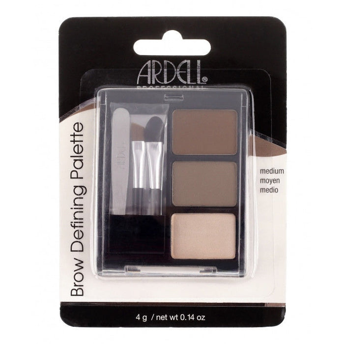 Paleta farduri sprâncene Ardell Brow Defining Palette Medium, maro, 4 g