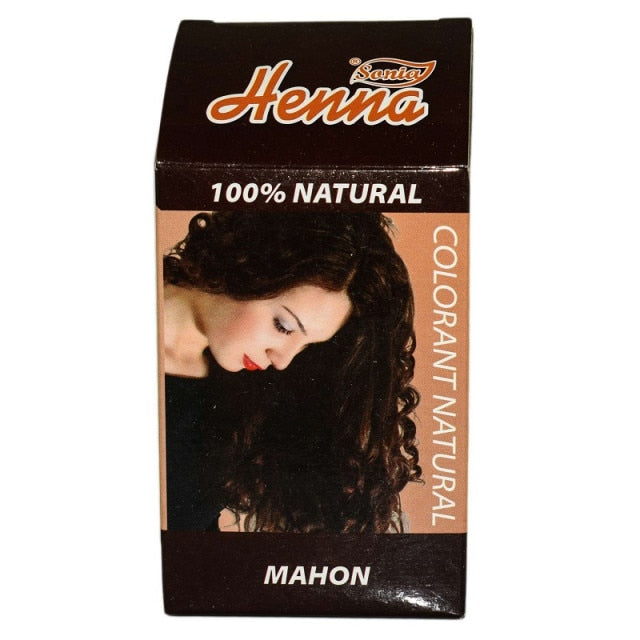 Vopsea de păr Henna Sonia, mahon, fără amoniac, 100 g