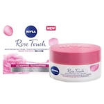 Cremă de zi NIVEA Rose Touch, cu apă de trandafiri, hidratare 72h, 50 ml