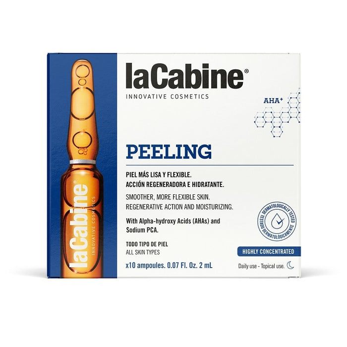 Fiole Peeling, La Cabine, 10 fiole x 2 ml, anti-îmbătrânire