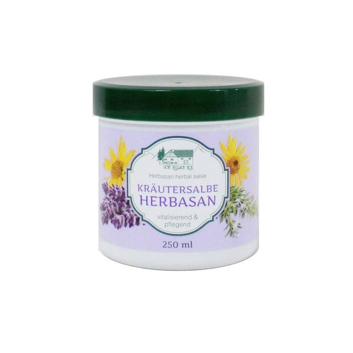Crema tip unguent herbasan cu uleiuri esențiale de rozmarin, lavandă și arnică 250 ml