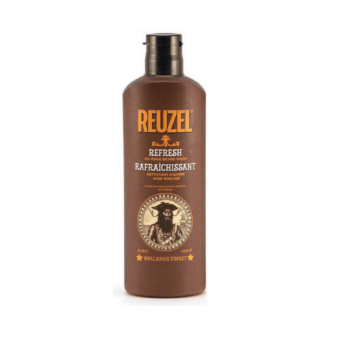 Șampon pentru barbă Reuzel Refresh No Rinse, fără clătire, pentru hidratare și strălucire, 200 ml