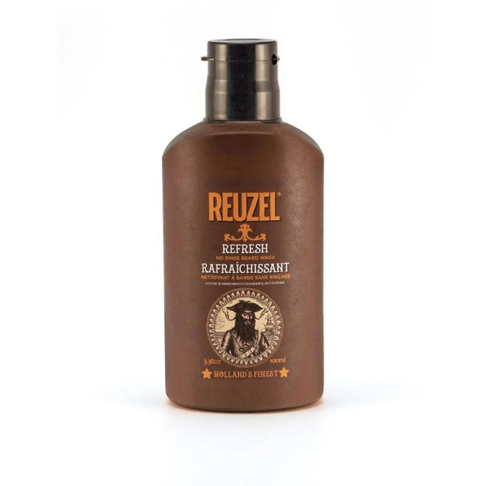 Șampon pentru barbă Reuzel Refresh No Rinse, fără clătire, pentru hidratare și strălucire, 100 ml