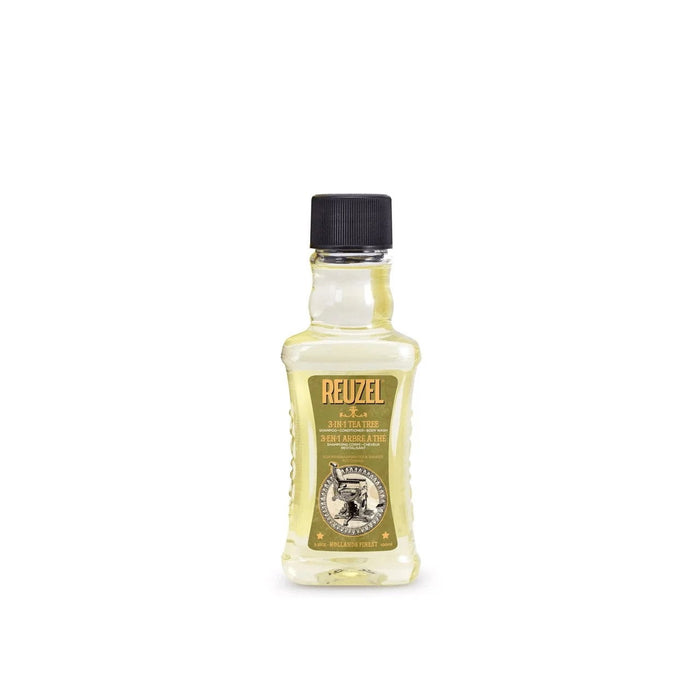 Șampon, balsam și gel de duș 3-în-1 Reuzel Tea Tree, hidratant, 100 ml