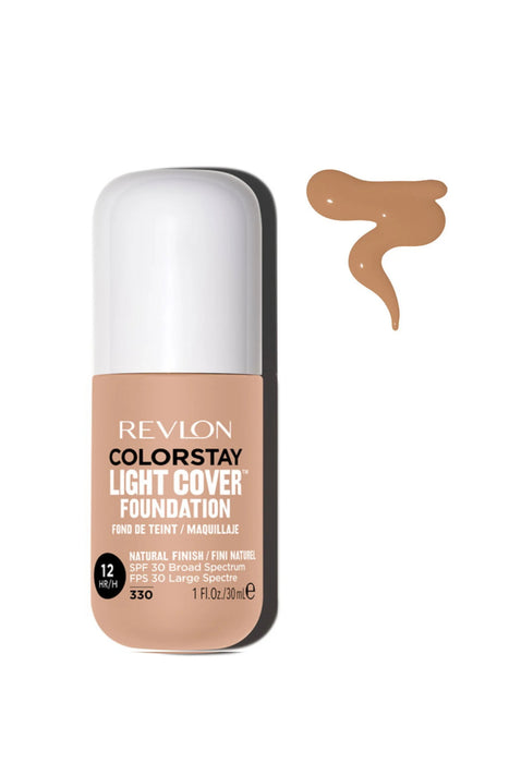 Fond de ten lichid Revlon ColorStay Light Cover, nuanța 330 Bronz natural, SPF 30, 30 ml