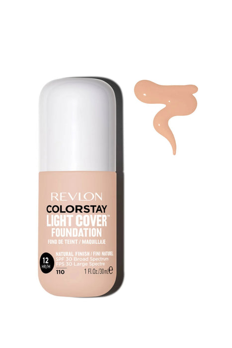 Fond de ten lichid Revlon Colorstay Light Cover, nuanța 110 Fildeș, SPF 30, 30 ml