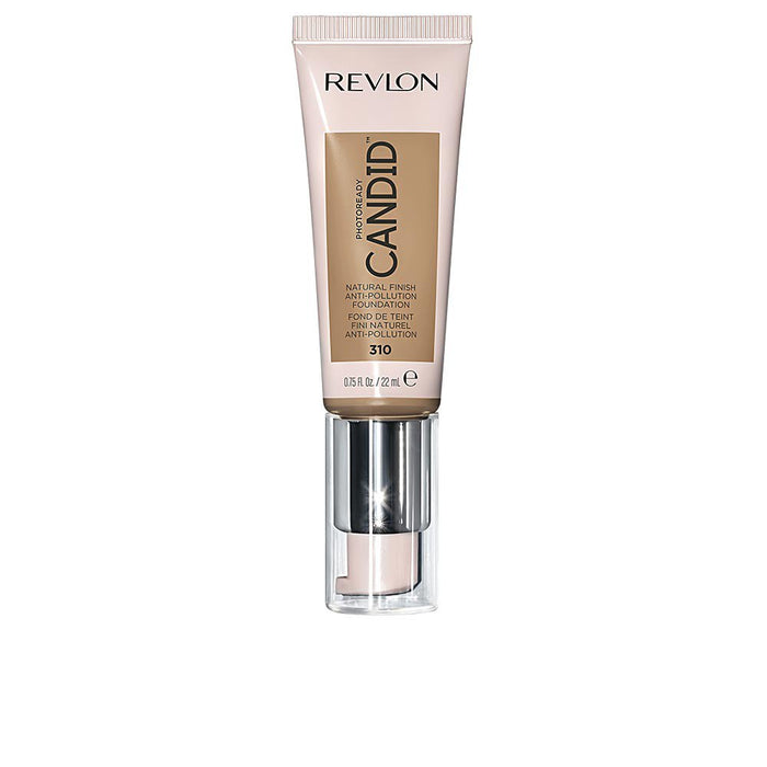 Fond de ten cremos Revlon PhotoReady Candid, finisaj natural, antipoluare, nuanța 310 Butterscotch, 22 ml