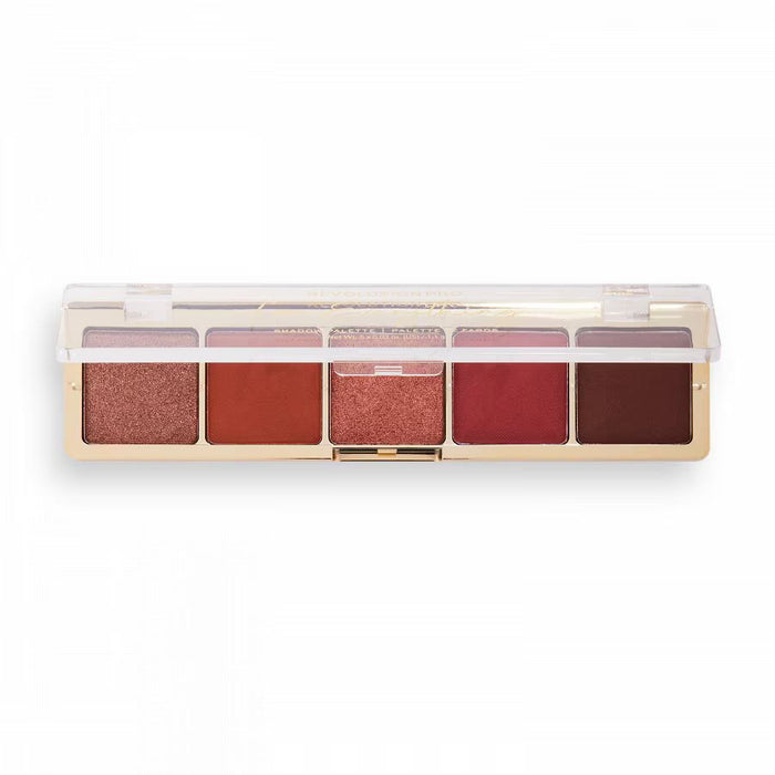 Paletă de farduri de pleoape Revolution Pro Glam, I Am Everything Burnt Nude, 5 nuanțe, 5,5 g