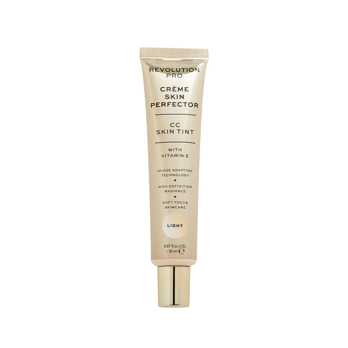 Cremă CC Revolution Pro Perfecting Skin Tint, cu vitamina E, strălucire naturală, nuanța Light, 26 ml