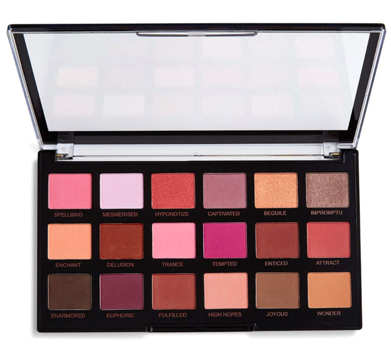 Paletă de farduri de ochi Revolution Pro Regeneration Entranced, 18 nuanțe, 18 g, tester