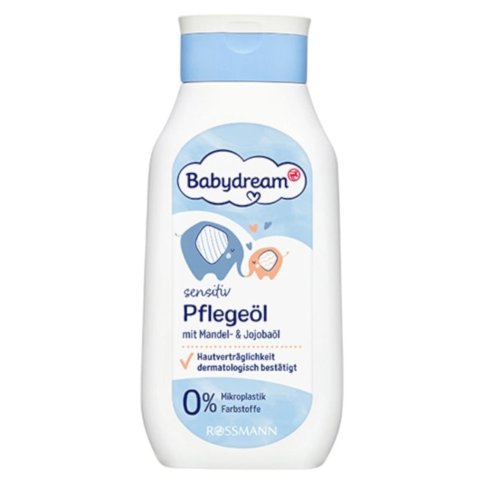 Ulei de corp Rossmann Babydream, hidratant, pentru pielea sensibilă, 250 ml, tester