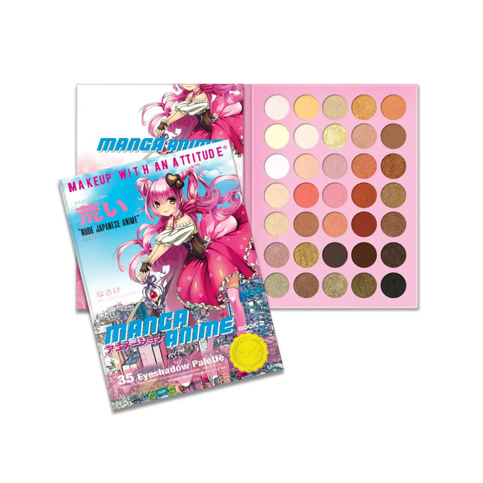 Paletă de farduri de ochi Rude Cosmetics Manga Anime Book 2, 35 de nuanțe